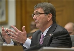 Defense Secretary Ash Carter testifies before the House Armed Services Committee, June 17, 2015. Carter outlined the Defense Department’s strategy on dealing with terror threats in the Middle East and approaches to dealing with recent significant gains by the Islamic State of Iraq and the Levant. DoD photo by Glenn Fawcett  